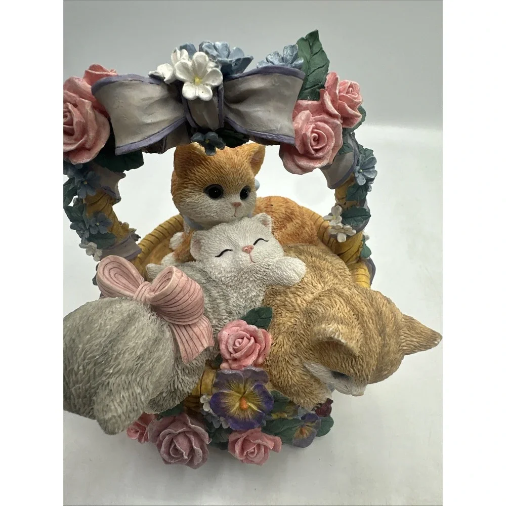 The San Francisco Music Box Company 229751 Kittens‎ In A Basket Fur Elise